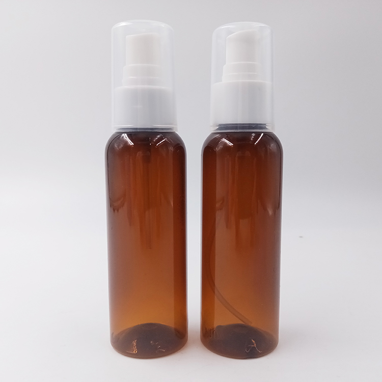 100ml Amber spray pump bottle